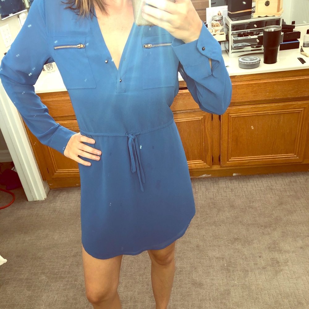 Blue dress